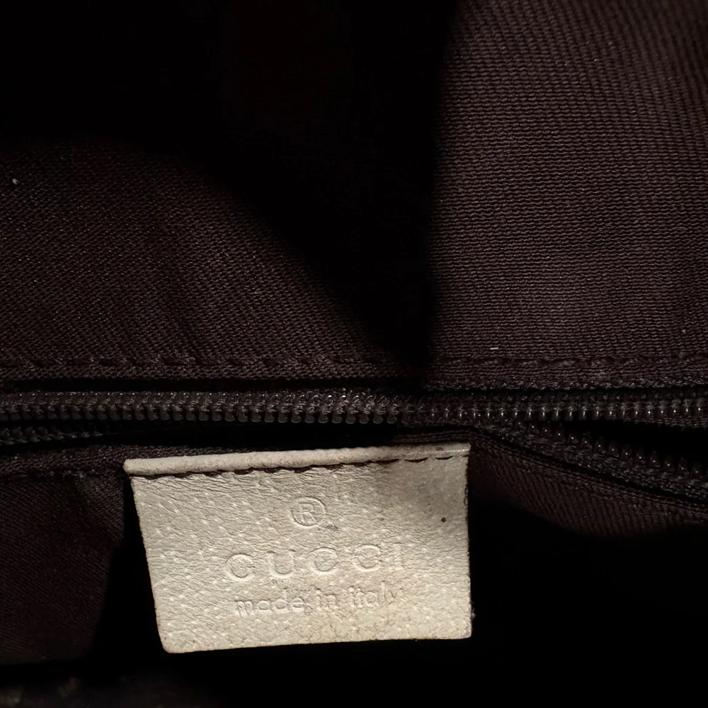 Gucci Beige and Brown Boston Style Monogram Tote Medium - Picture 4 of 11